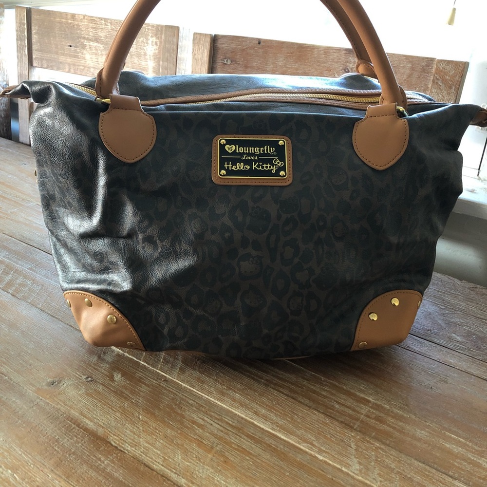 Loungefly hello kitty bag cheetah